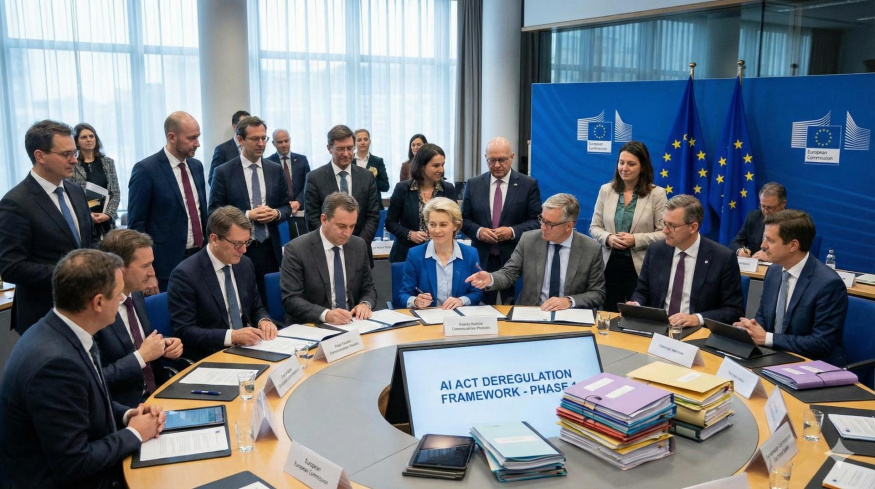 Evropa přehodnocuje svůj postoj k AI, Brusel chystá rozsáhlé zmírnění regulací pro AI a data