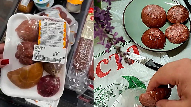 VIDEO: Nová ruská pochoutka. Supermarkety začaly prodávat konečky klobás
